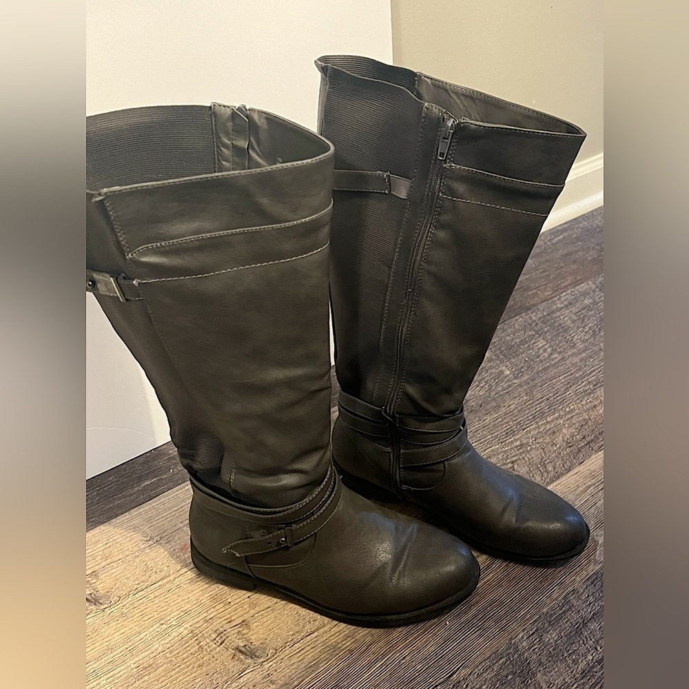 Torrid tall gray boots